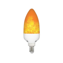 120810-LAMPADA LED C37 EFEITO CHAMA E14 3W 1800K