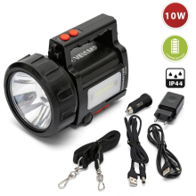 LANTERNA RECARREGAVEL LED 10W+ ANTI BLACK-OUT  IP44 - IK08